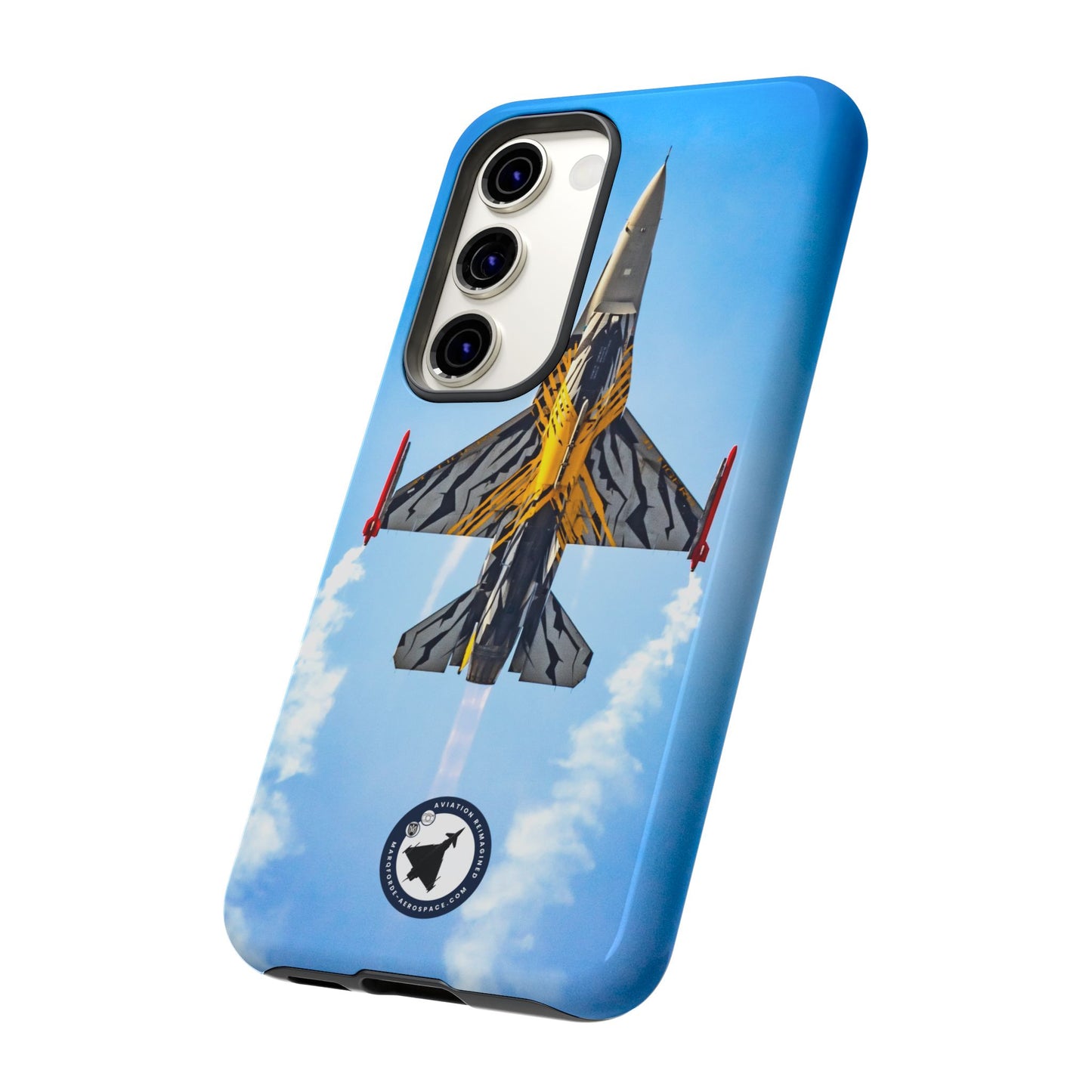 Close-Up of F-16 Viper Jet Afterburner – Samsung Cover