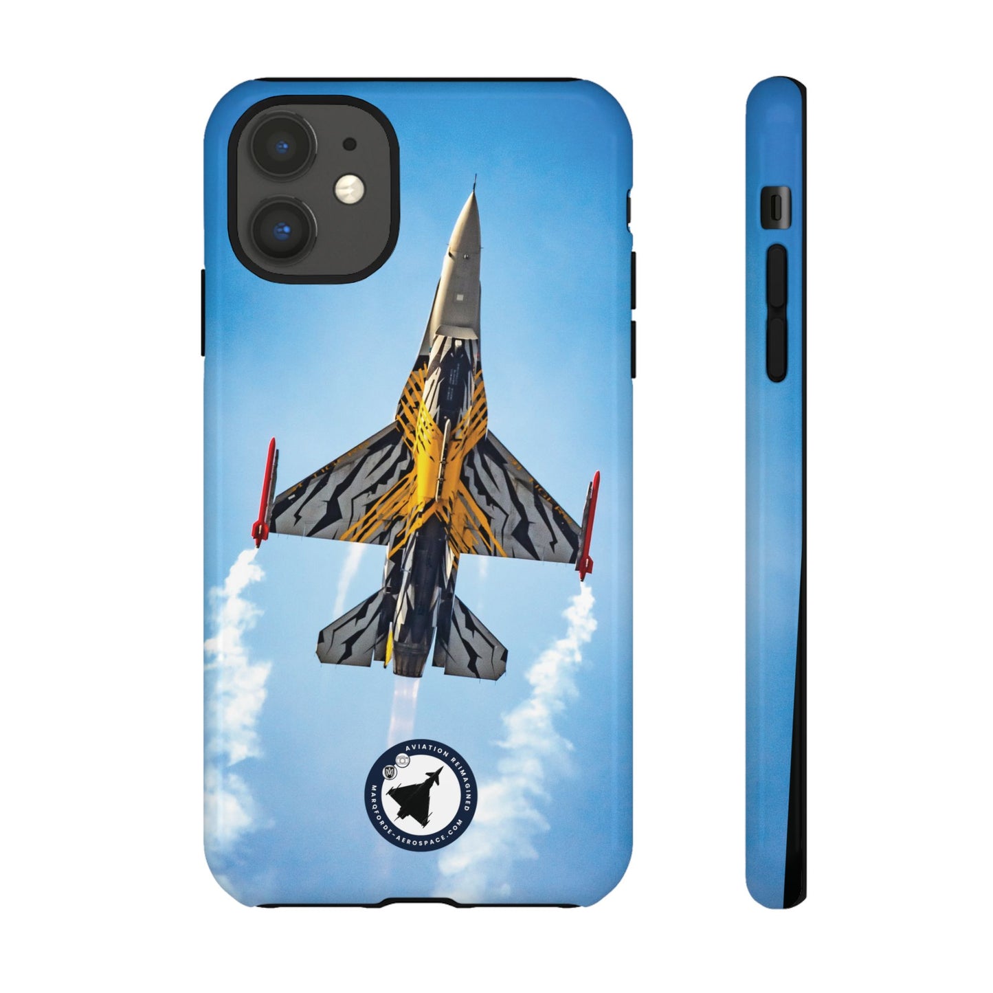 Military Aircraft iPhone Case Featuring F-16 Viper Jet