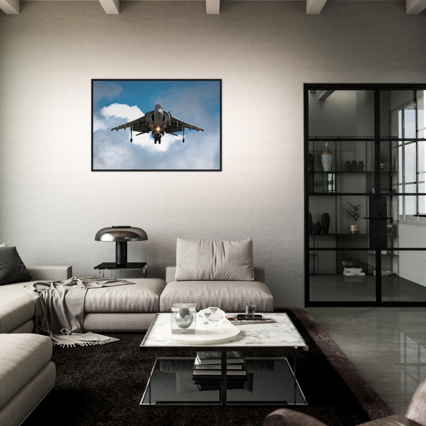 Spanish Navy Harrier Jump Jet Art Print – High-Quality Aviation Decor