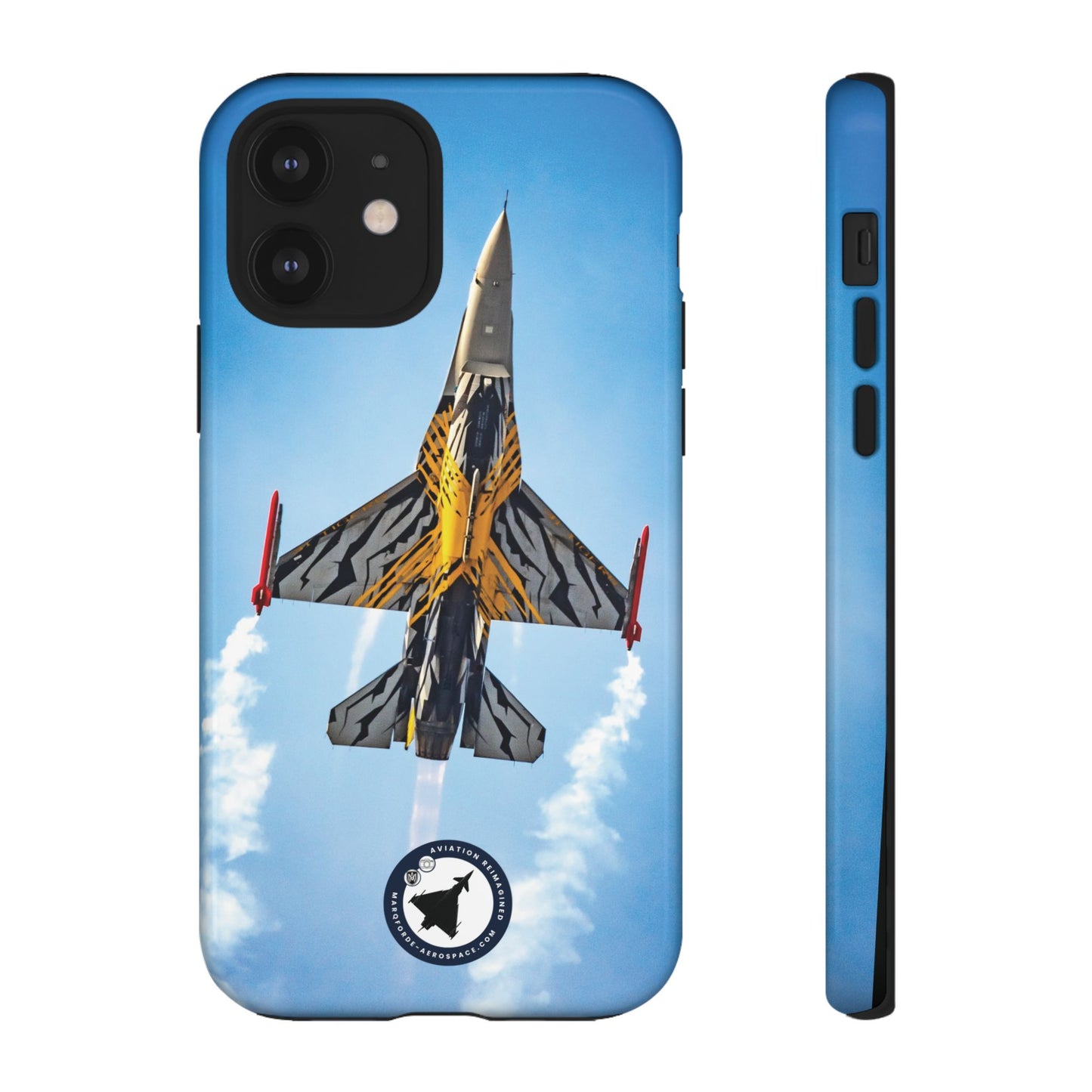 Protective iPhone Case with F-16 Viper Jet Artwork