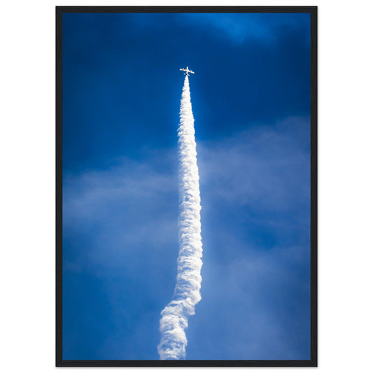 Close-Up of Frecce Tricolori Solo Ascent Poster – High-Quality Framed Artwork