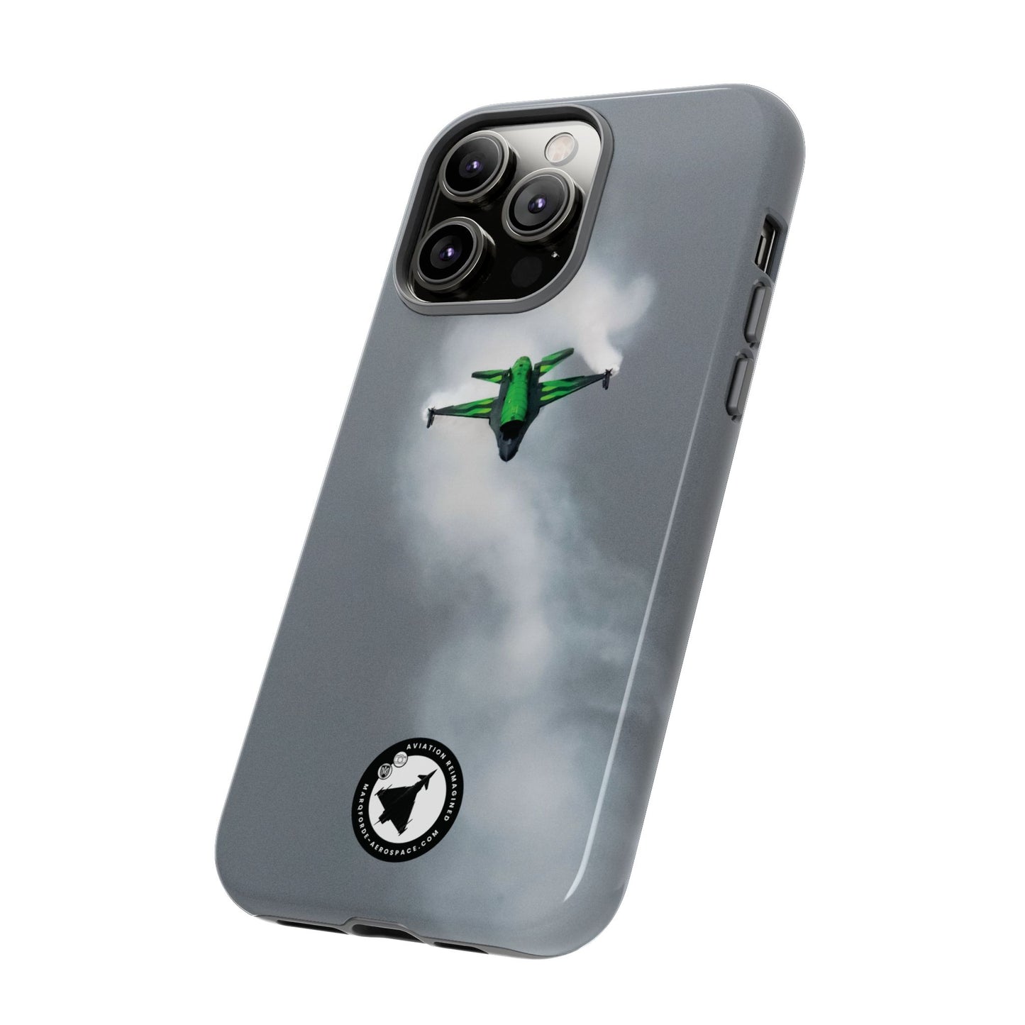 Fighter Jet iPhone Case Featuring F-16 Viper in Action