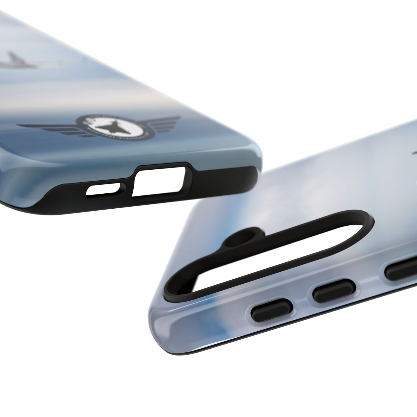 Close-Up of Air France Samsung Case – Premium Matte Finish