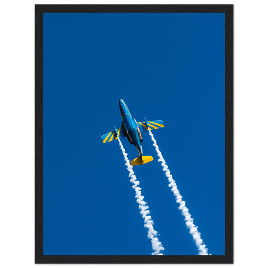 Close-Up of Swedish Air Force Saab SK60 Print – High-Quality Framed Artwork