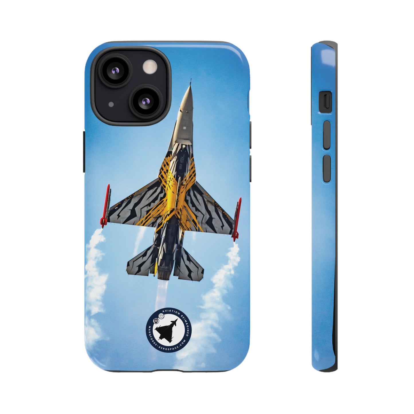 Side Profile of F-16 Viper iPhone Tough Case – High Quality