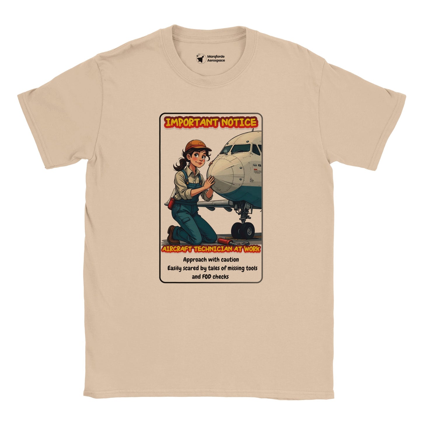 Aircraft Technician at Work T-Shirt – Perfect for Pilots, Mechanics & Engineers