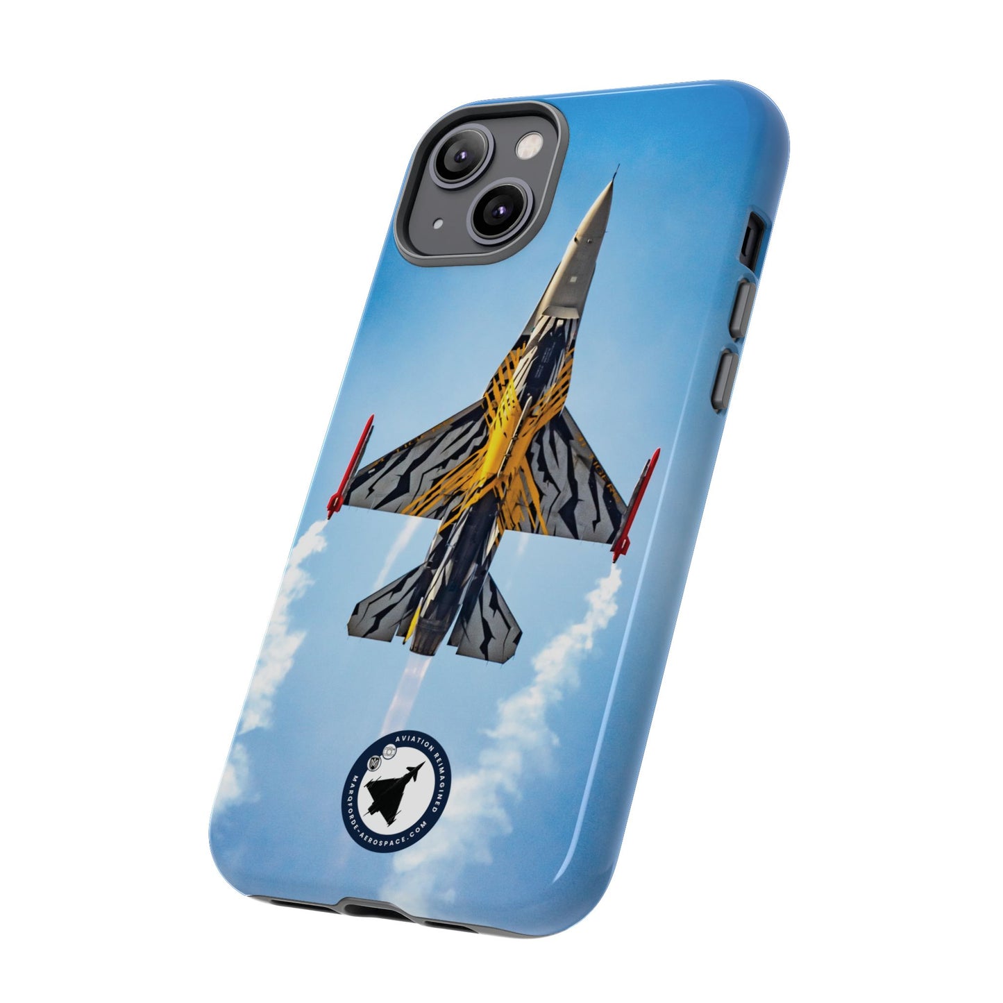 Protective Aviation iPhone Case with F-16 Viper Print