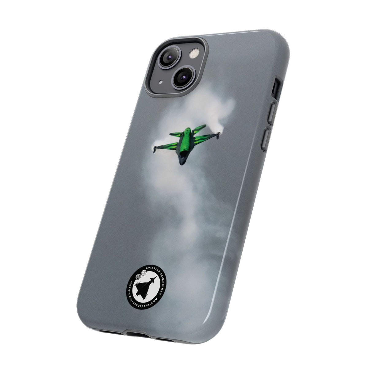 Belgian F-16 Dream Viper head-on in vapour cloud aviation photo iPhone tough phone case – view 28