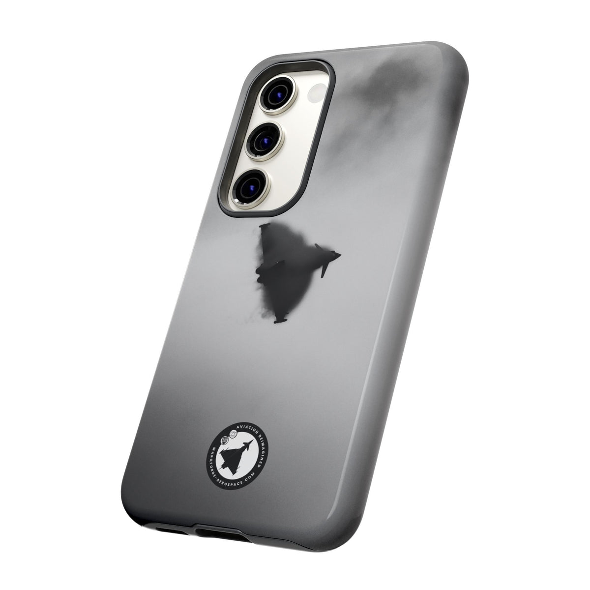 RAF Typhoon almost hidden in a cloud of vapour aviation photo Samsung Galaxy tough phone case – view 32