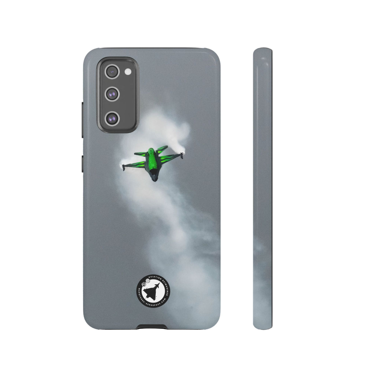 Belgian F-16 Dream Viper head-on in vapour cloud aviation photo Samsung Galaxy tough phone case – view 5