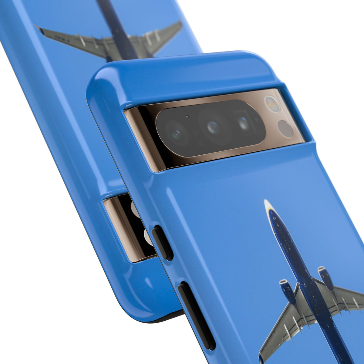 Ryanair Boeing 737-800 underside, directly overhead aviation photo Google Pixel tough phone case – view 12
