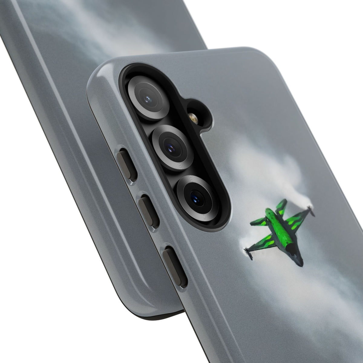 Belgian F-16 Dream Viper head-on in vapour cloud aviation photo Samsung Galaxy tough phone case – view 49