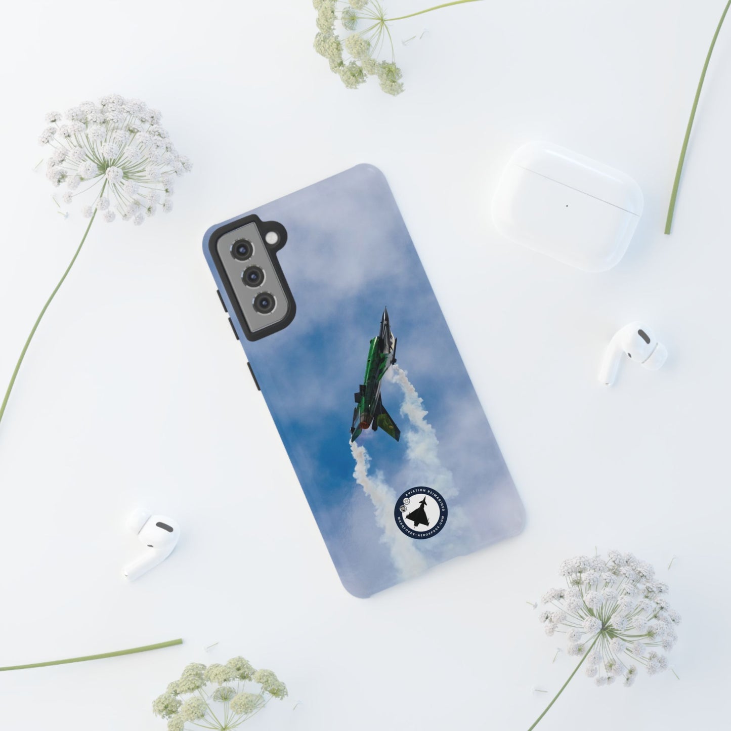 High-Performance Military Jet Samsung Case – F-16 Viper