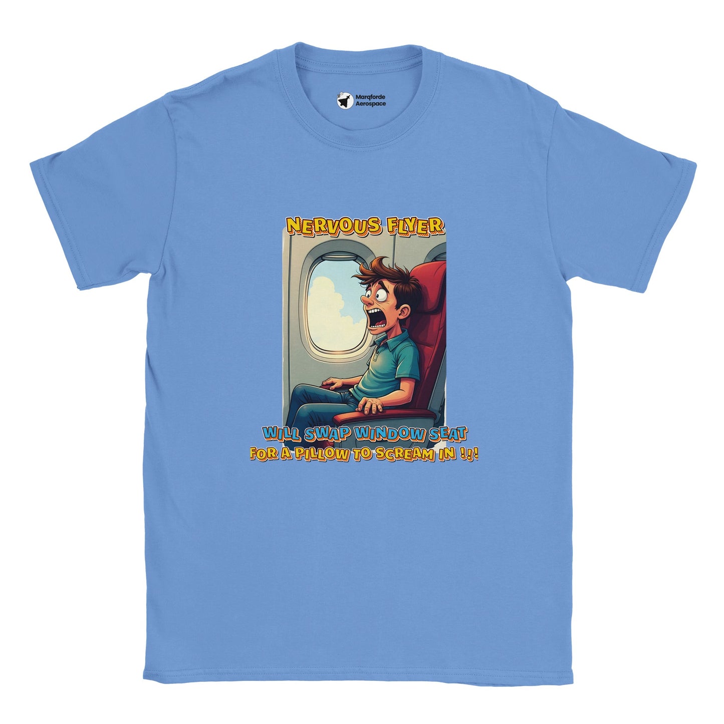 Stylish Nervous Flyer Checklist Tee – Great for Travelers & Aviators