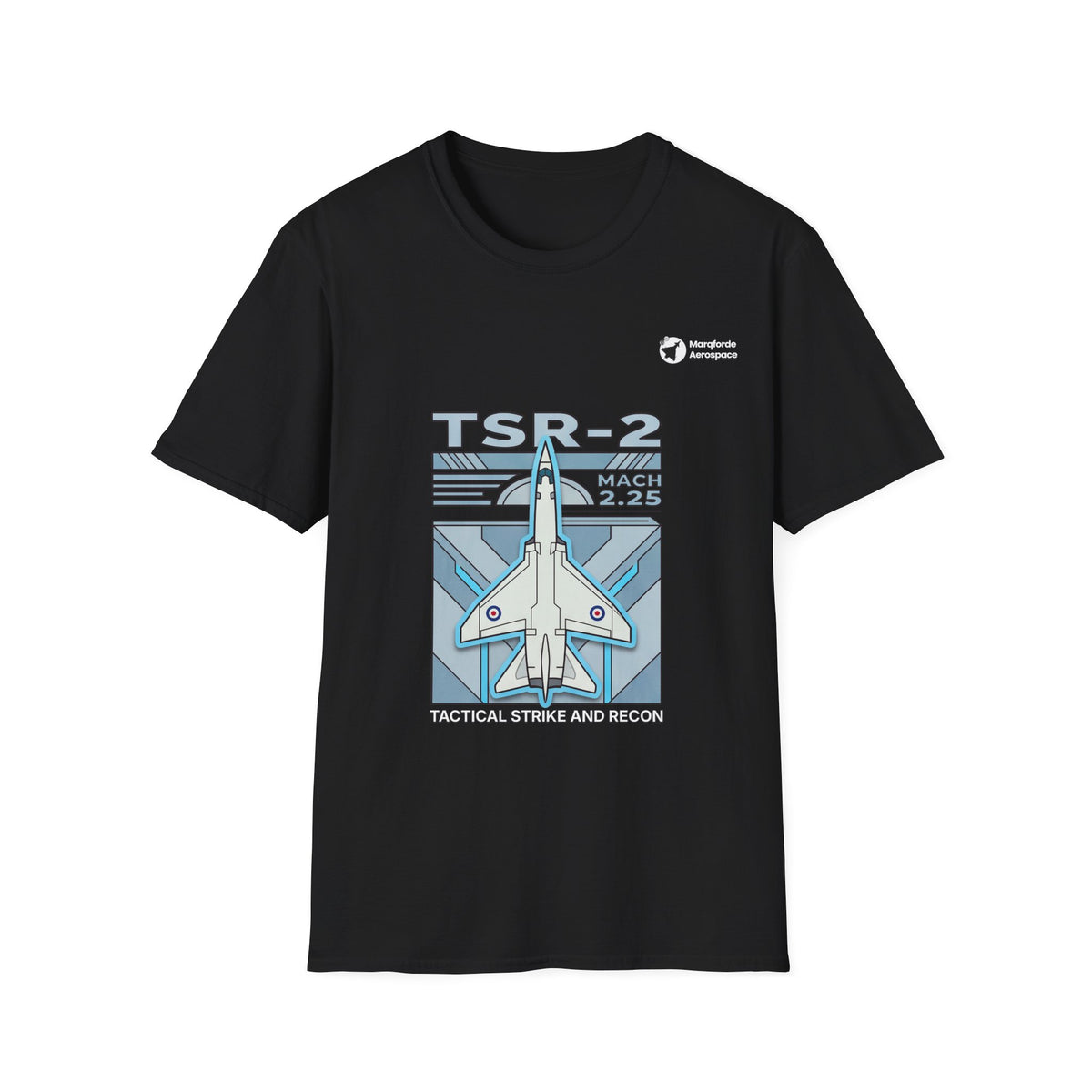 Tactical Tribute aviation graphic on a black unisex t-shirt