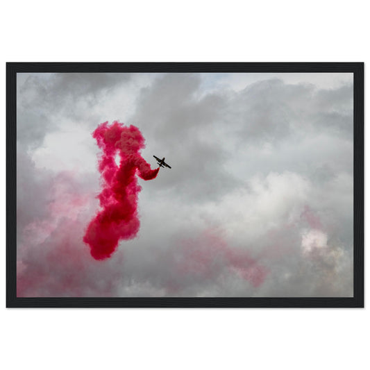 Close-Up of UAE Boneshaker Framed Print – High-Quality Aviation Artwork