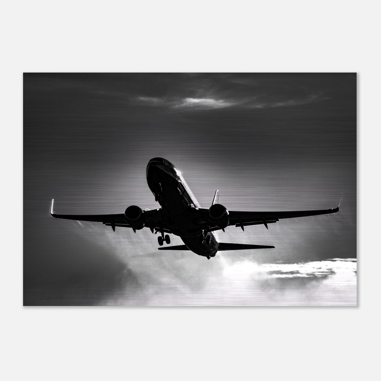 Jet2 Boeing 737 Taking Off in Fog – High-Definition Aircraft Art Print