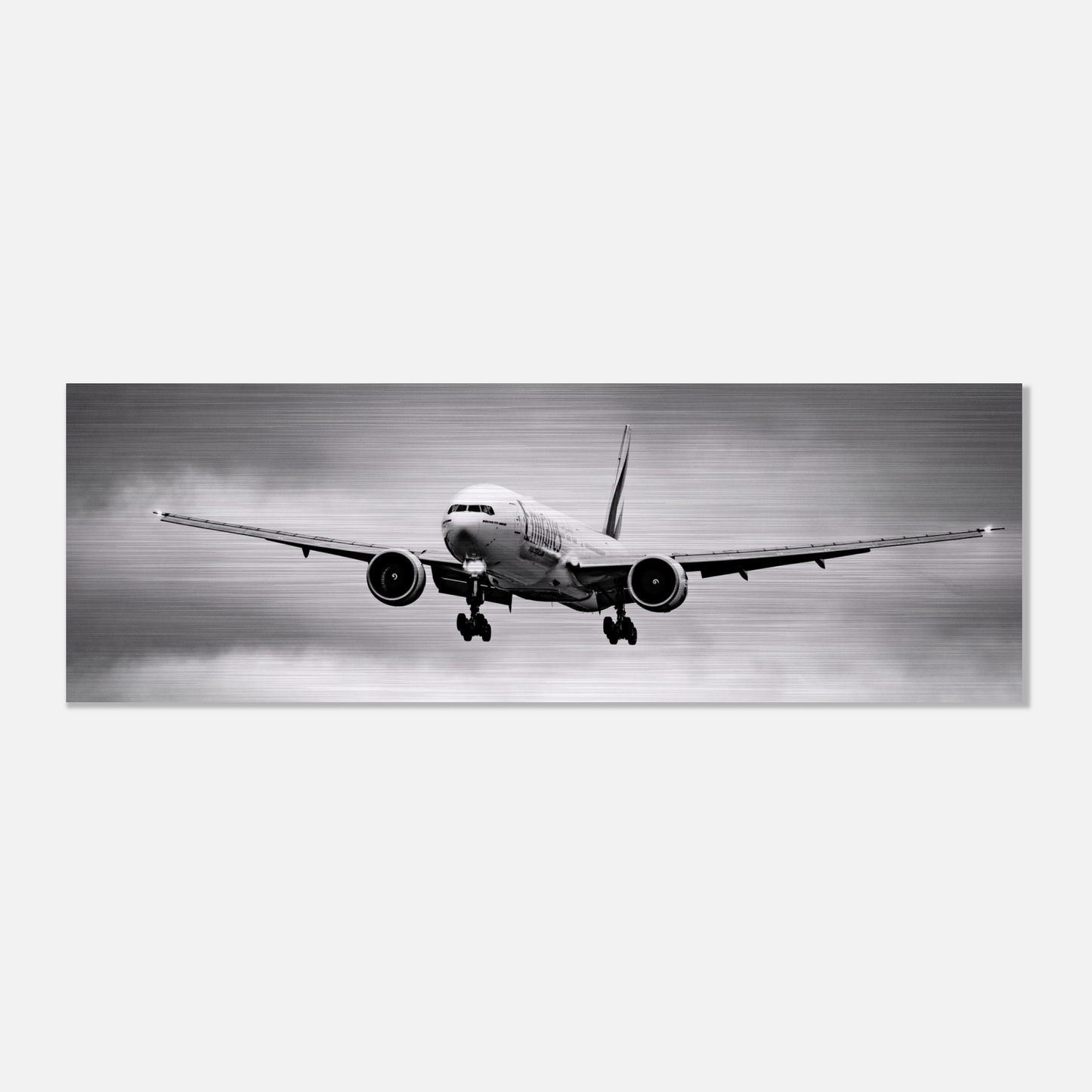 Aviation Wall Art – Emirates Boeing 777-300ER on Final Approach