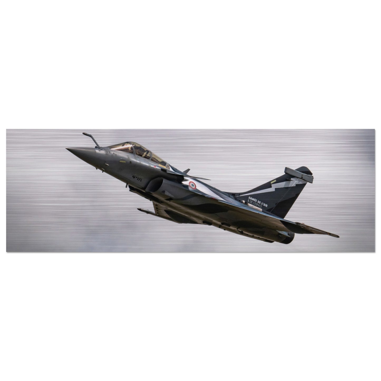 Close-Up of Dassault Rafale Aluminum Print – High-Quality Finish