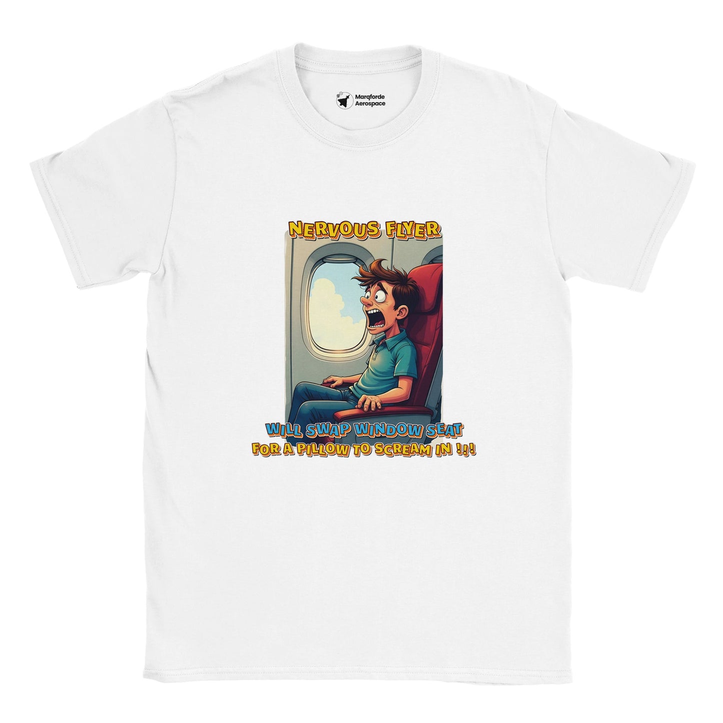 Nervous Flyer Checklist Unisex T-Shirt – Funny Aviation Apparel