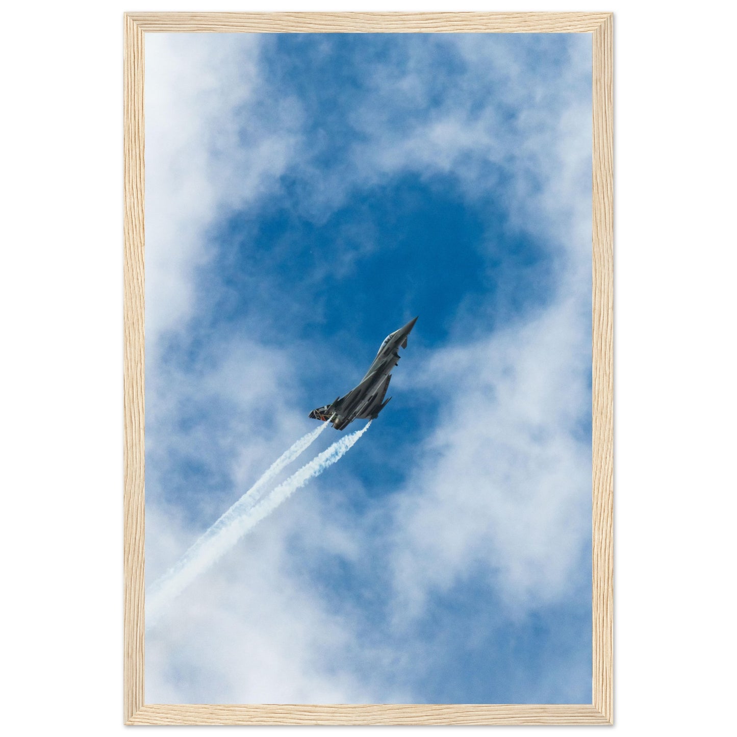 Close-Up of Aeronautica Militare Eurofighter Print – High-Quality Framed Artwork