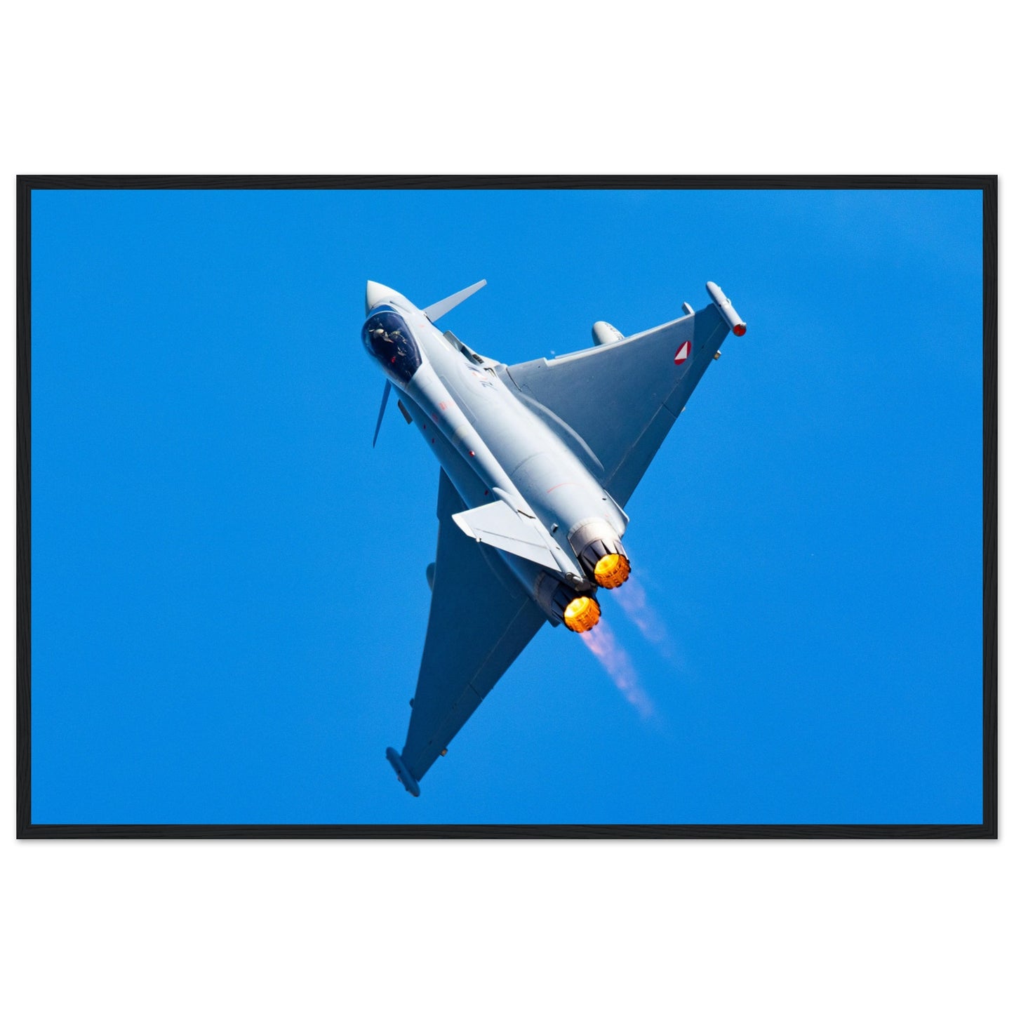 Austrian Air Force Eurofighter Typhoon Framed Print – Premium Aviation Art