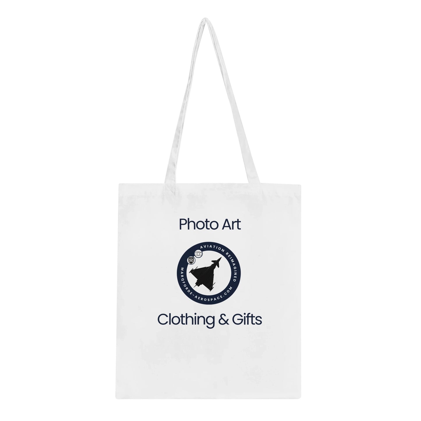 Light-Coloured Aviation Tote Bag with May Contain Aircraft Models Print