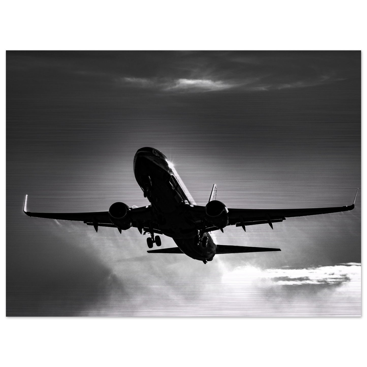 Aviation Wall Art – Jet2 Boeing 737 Taking Off in Misty Conditions