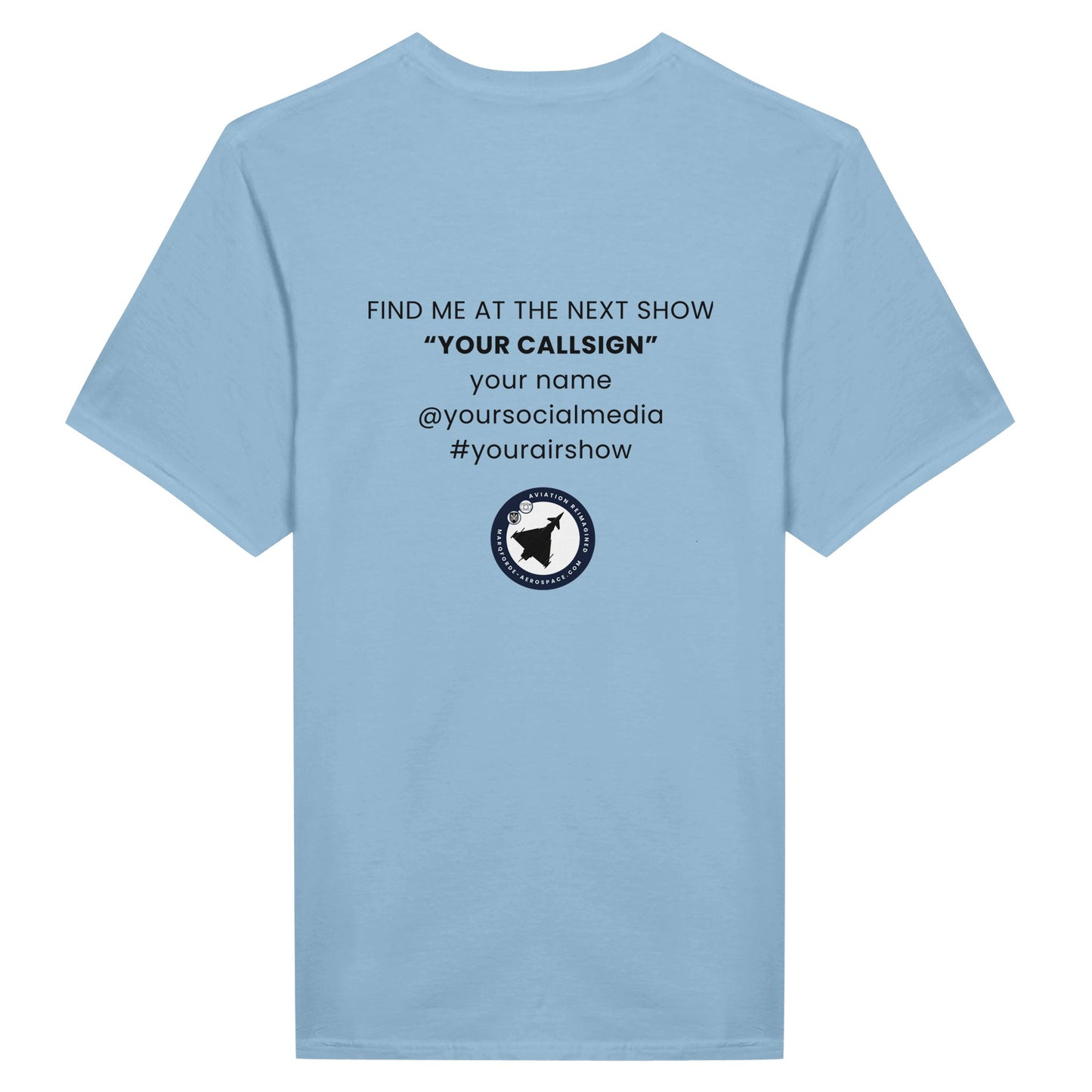 Close-Up of Airshow Tickets Are My Love Language T-Shirt – Bold Typography