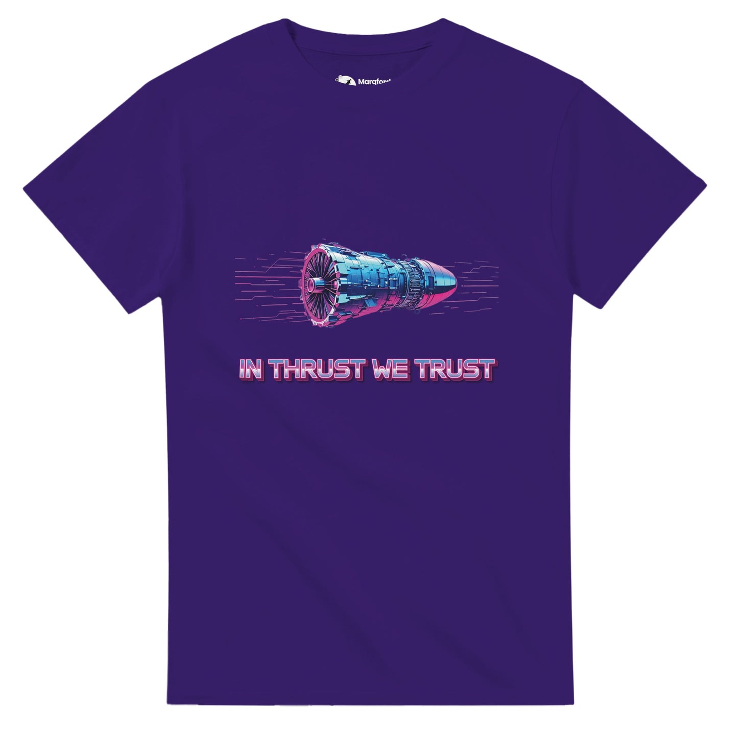 Lightweight & Comfortable In Thrust We Trust Shirt – Ideal for Flight Lovers