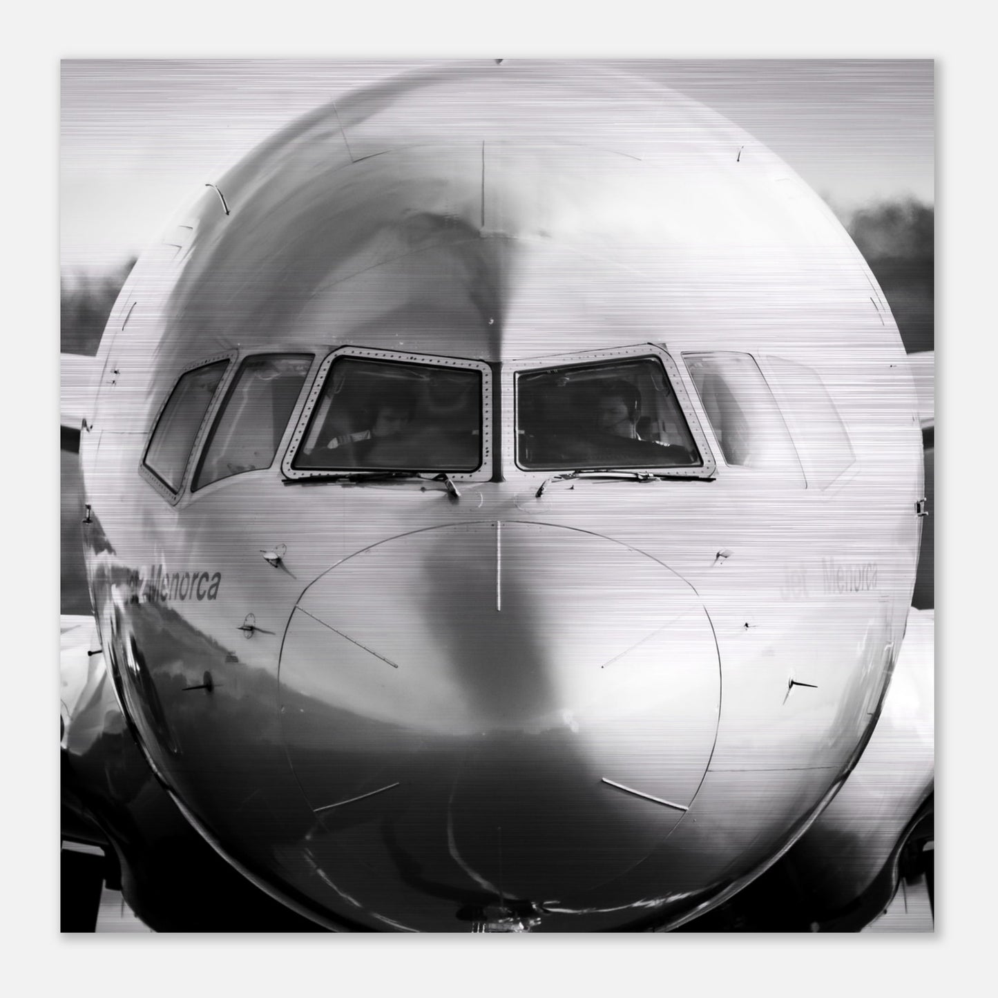 Jet2 Boeing 757 Brushed Aluminum Print – Stylish & Modern Display