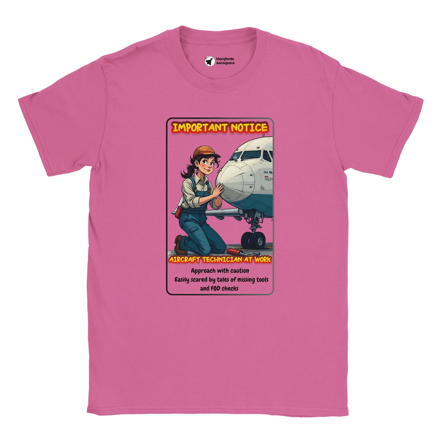 Aircraft Technician at Work Unisex T-Shirt – Stylish & Practical Workwear