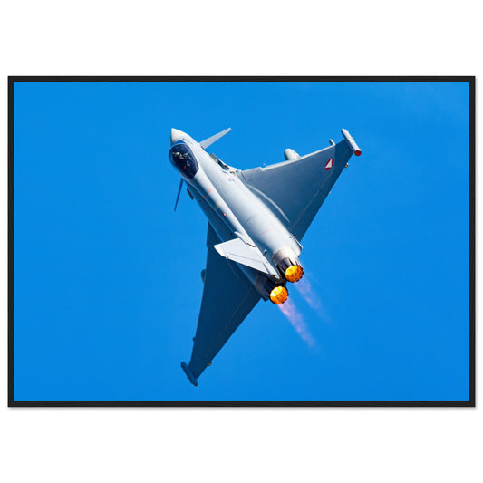 Close-Up of Austrian Eurofighter Typhoon Print – High-Quality Framed Artwork