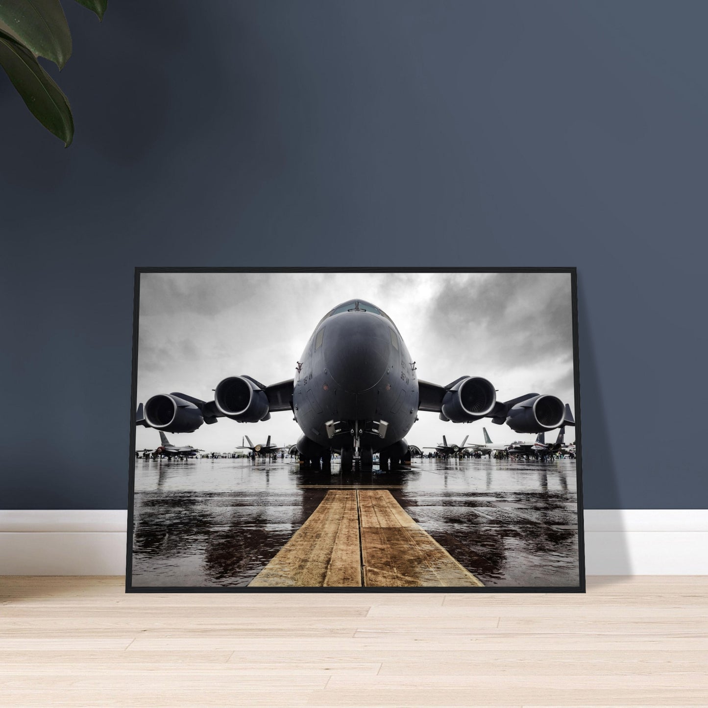 Framed Print of USAF C-17 Globemaster – Sleek & Professional Design