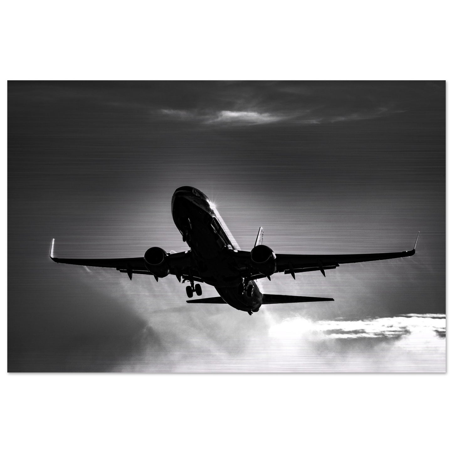 Aviation Enthusiast Wall Decor – Jet2 Boeing 737 in Foggy Departure