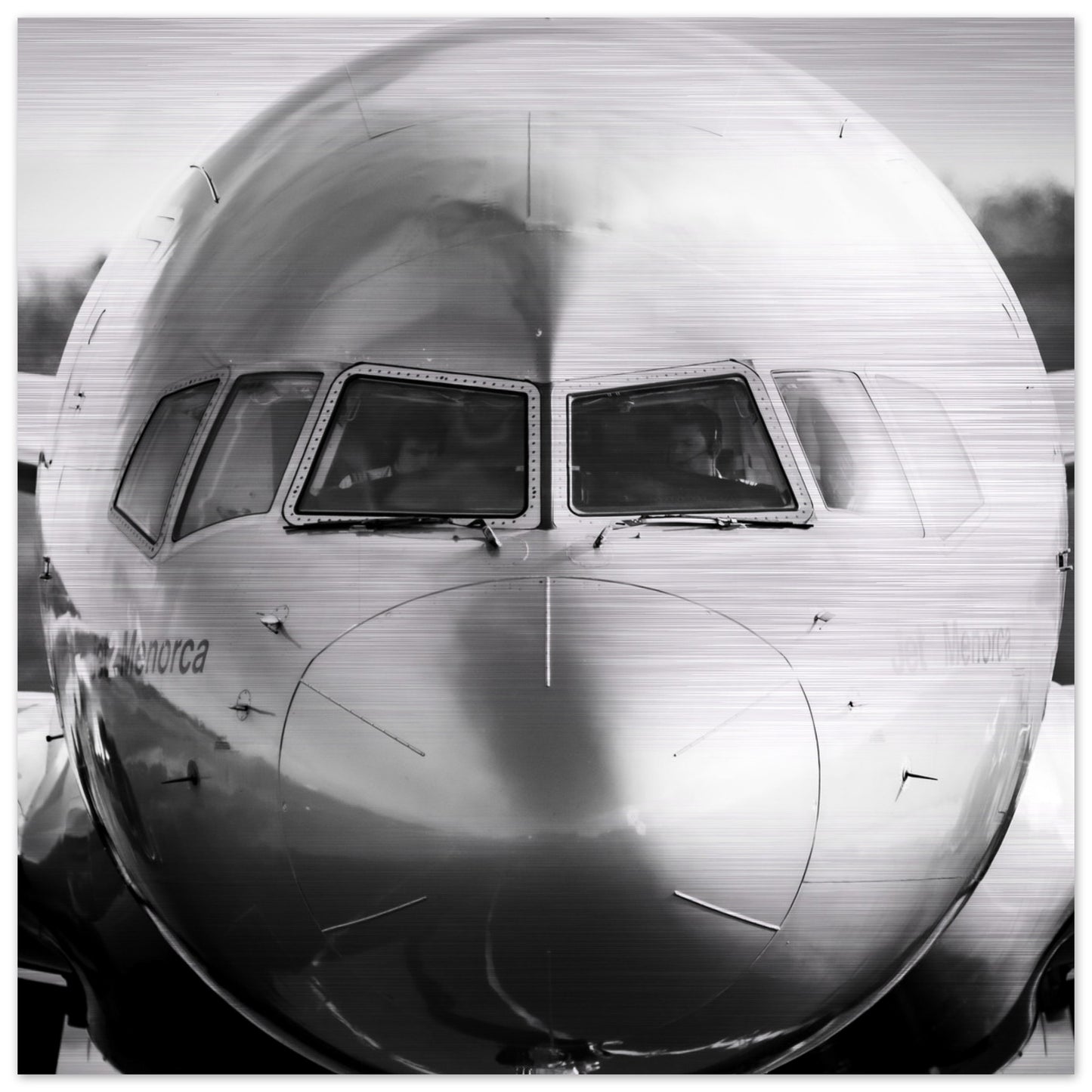 Aviation Wall Art – Jet2 Boeing 757 in Silver Livery at Manchester
