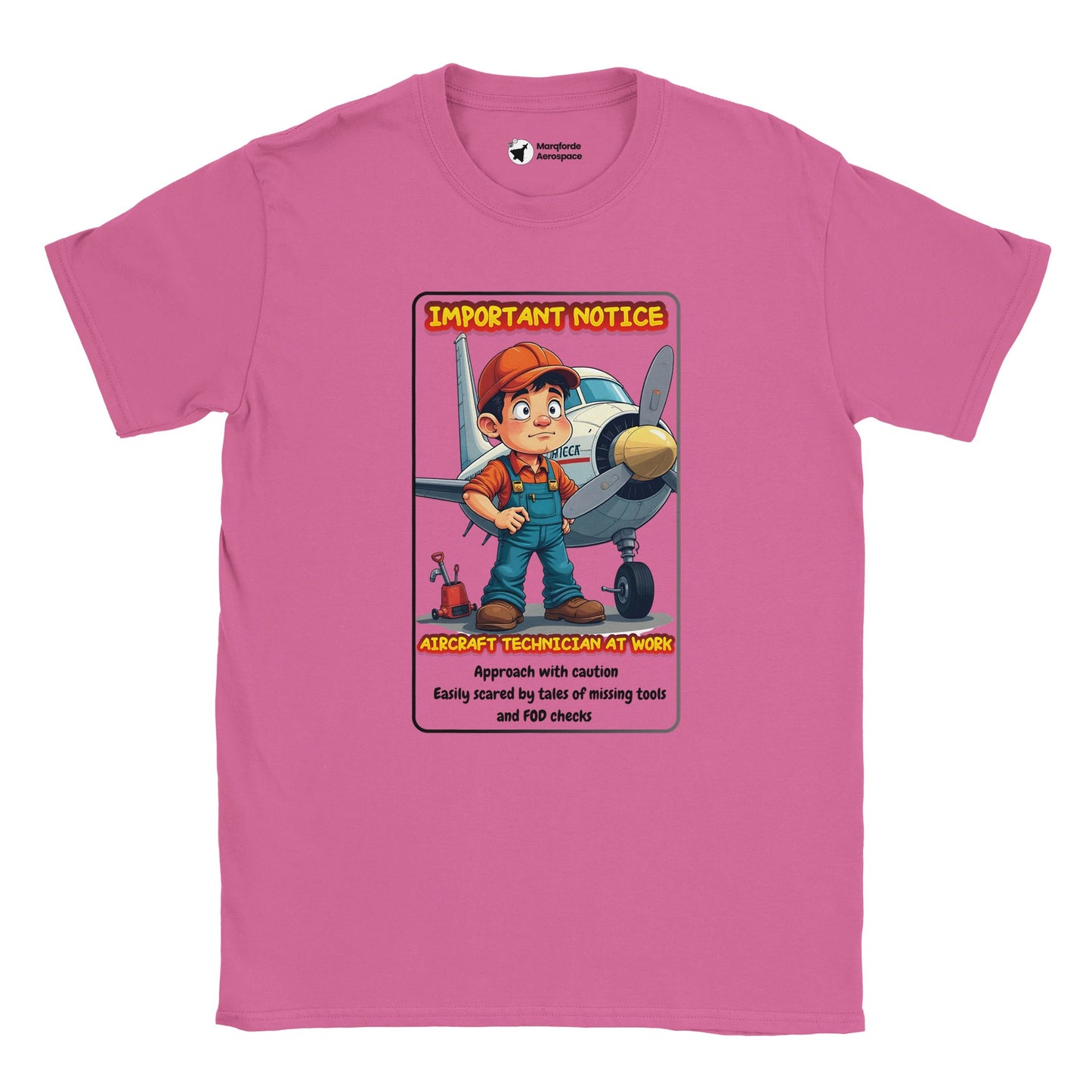 Aircraft Technician at Work Tee – Ideal for Aviation Mechanics & Engineers