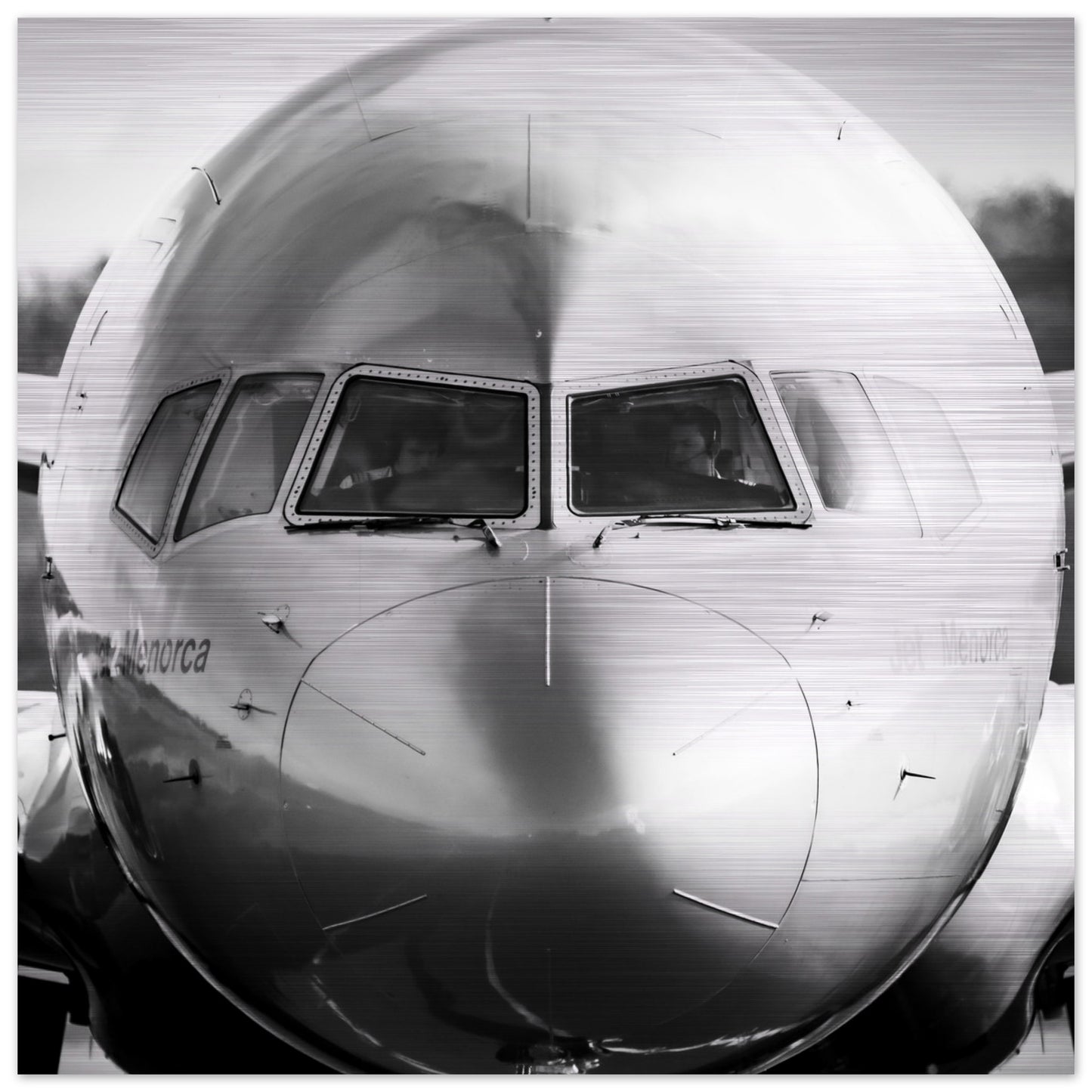 Premium Brushed Aluminum Print Featuring Jet2 Boeing 757 Aircraft