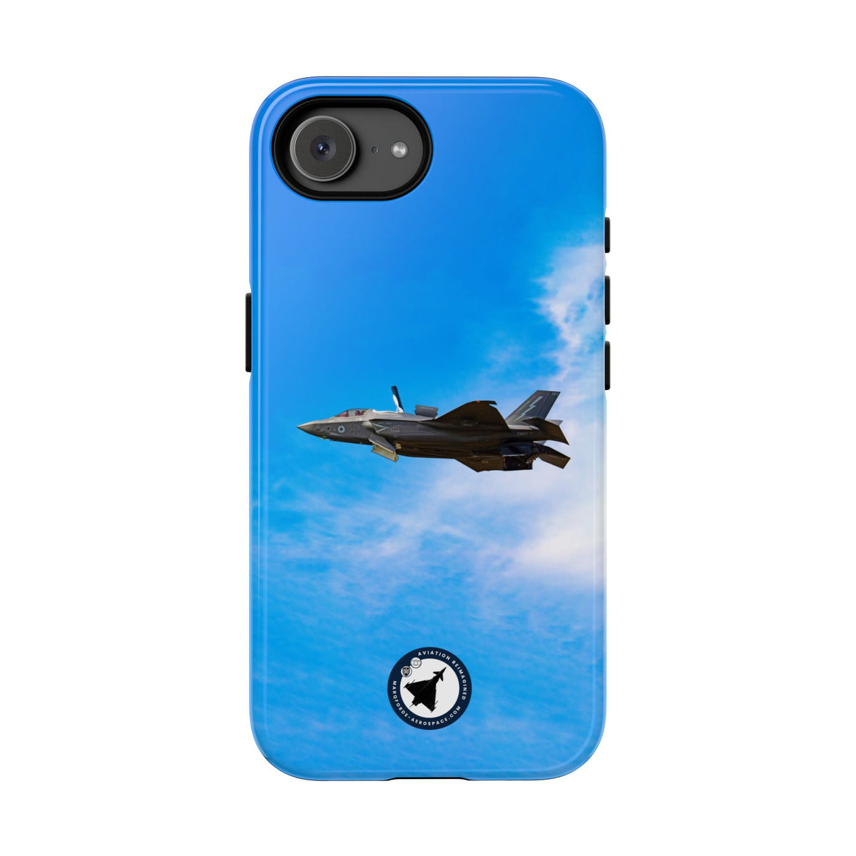 RAF F-35B Lightning hovering at RIAT aviation photo iPhone tough phone case – view 13