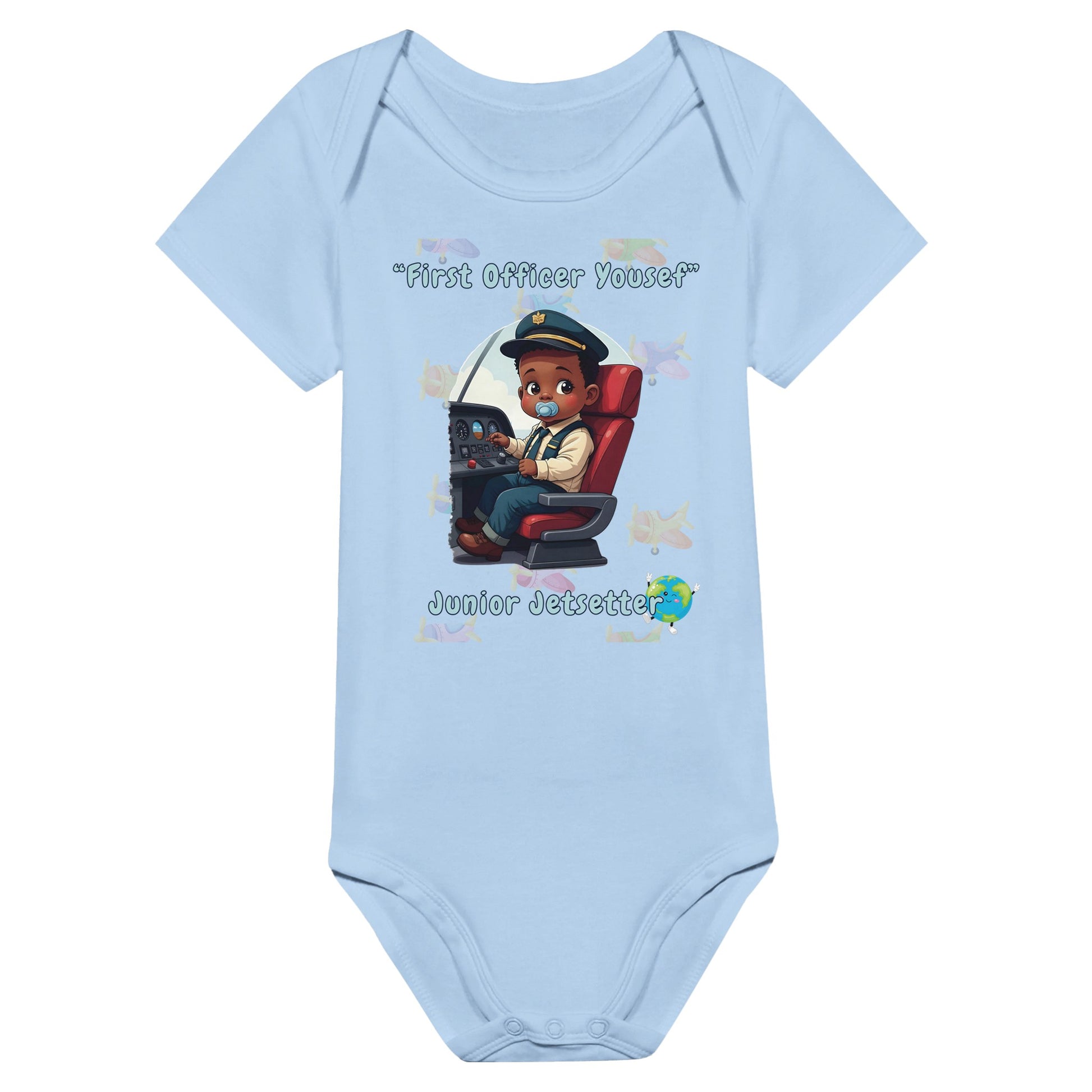 Junior Jetsetter Boys’ Aviation Outfit – Perfect for Baby Pilots