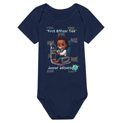 Gift for Baby Aviators – Junior Jetsetter Bodysuit for Newborns