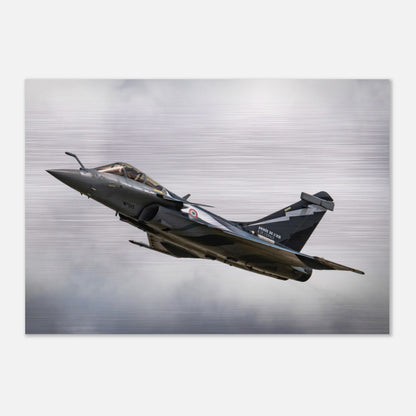 Dassault Rafale Jet Print – High-Definition Metallic Aircraft Art