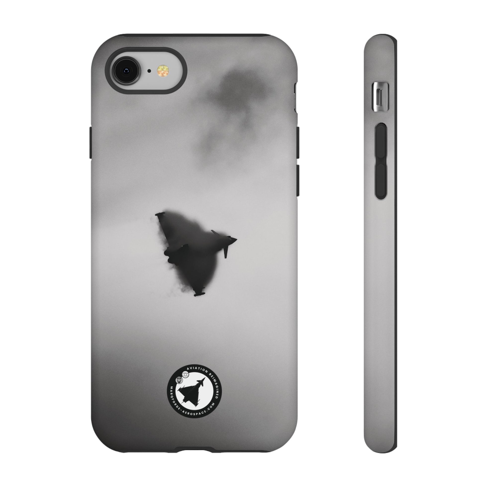 Apple iPhone Case Featuring RAF Eurofighter Typhoon in Flight