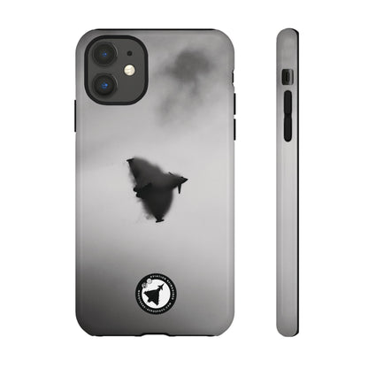 Black & White RAF Eurofighter Typhoon Jet iPhone Case