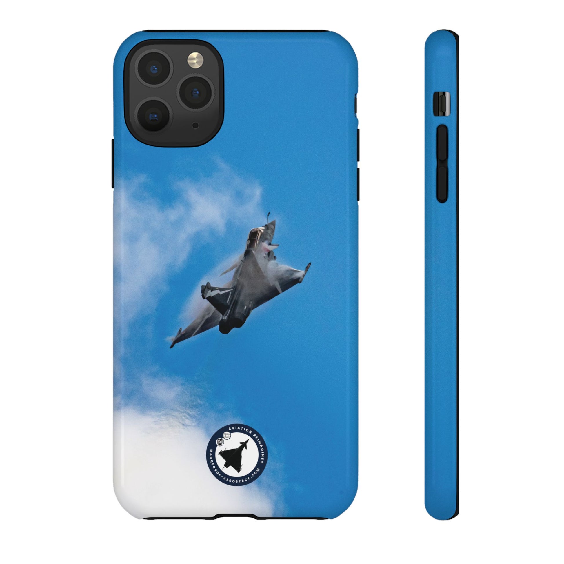 Side Angle of Dassault Rafale iPhone Case – Sleek & Strong