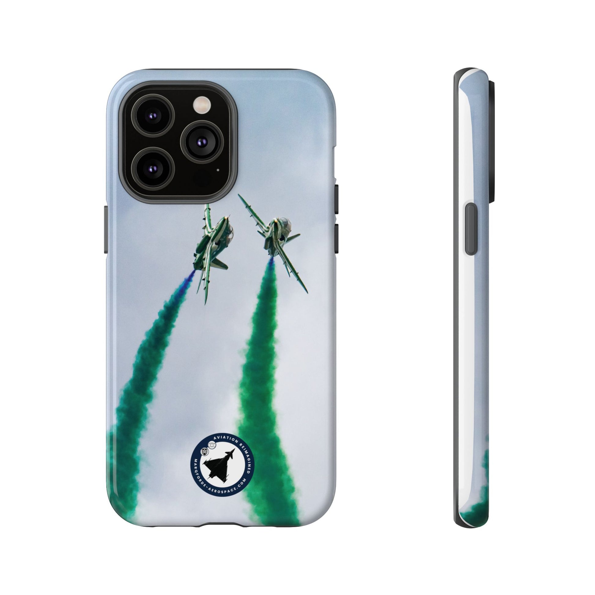 Royal Saudi Hawks iPhone Case – Ultimate Protection with Jet Art