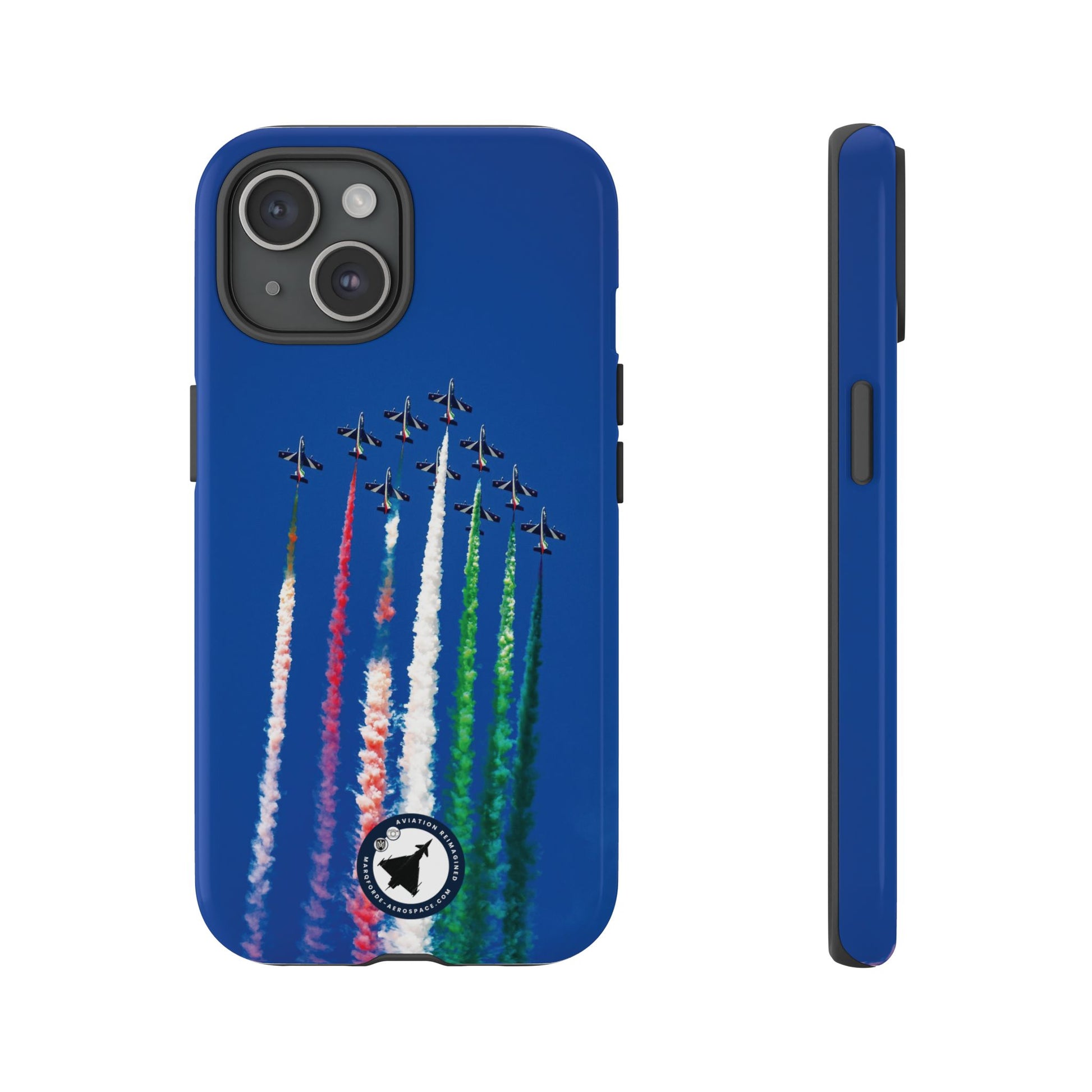 Frecce Tricolori iPhone Case with High-Definition Aviation Print