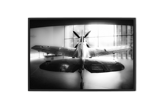 Supermarine Spitfire Limited Edition Metallic Print – Aviation Art