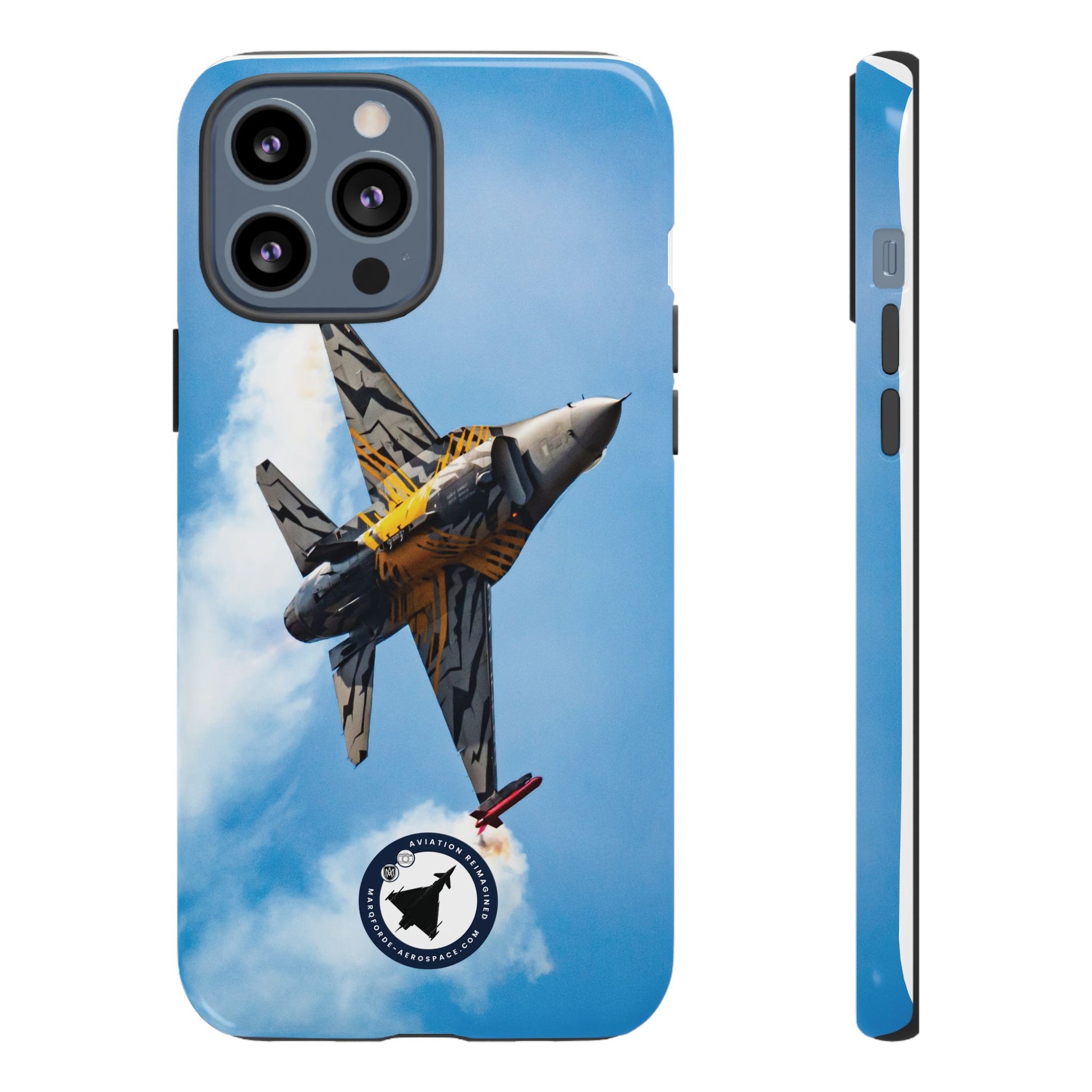 F-16 Viper V4 iPhone Case – Jet Engine Roar Captured in Art
