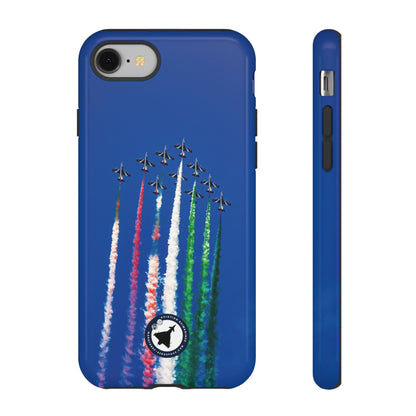 Sleek & Protective iPhone Case with Frecce Tricolori Jet Design